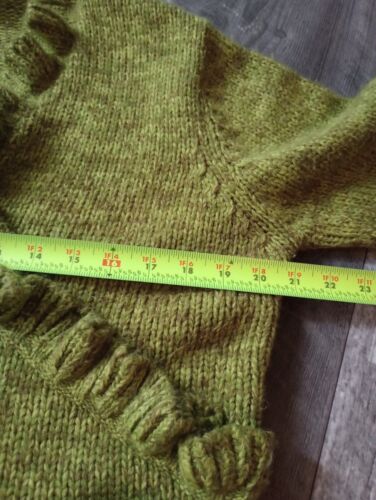 Sydney Easton Women's Size XLarge Green Knitted Sweater