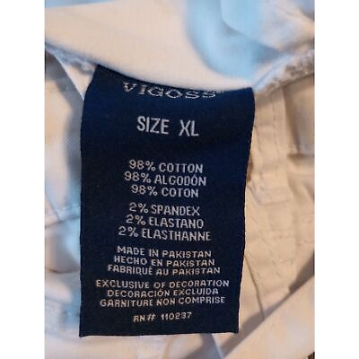 Vigoss Girls Size XLarge White Overall Shorts