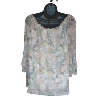 Apt. 9 Women's Size Large Floral Blouse