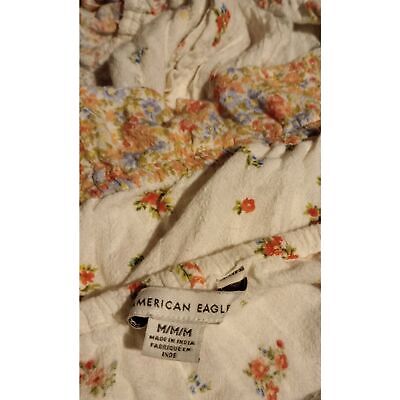 American Eagle Women's Size Medium Floral Sleeveless Blouse