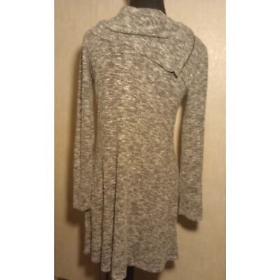 Soft Surroundings Women's PXS Heather Gray Sweater Dress