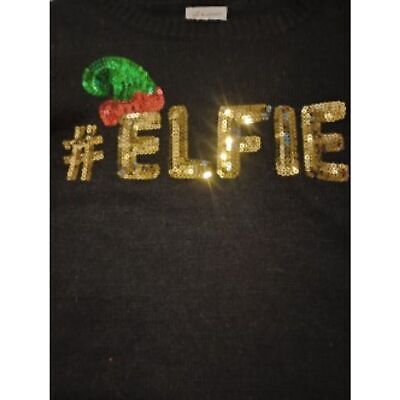 Self Esteem Women's Size Medium Elfie Christmas Sweater