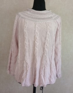 Soft Surroundings Women's Size Petite Large Pink Sweater