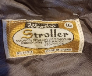 Woolco Women's Size 16 Stroller Wool Blend Vest - Vintage